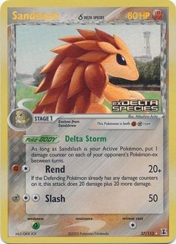 Sandslash 27/113 - EX Delta Species