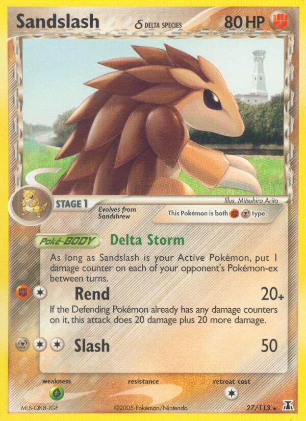 Sandslash 27/113 - EX Delta Species