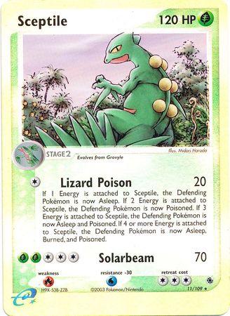 Sceptile 11/109 - EX Ruby & Sapphire