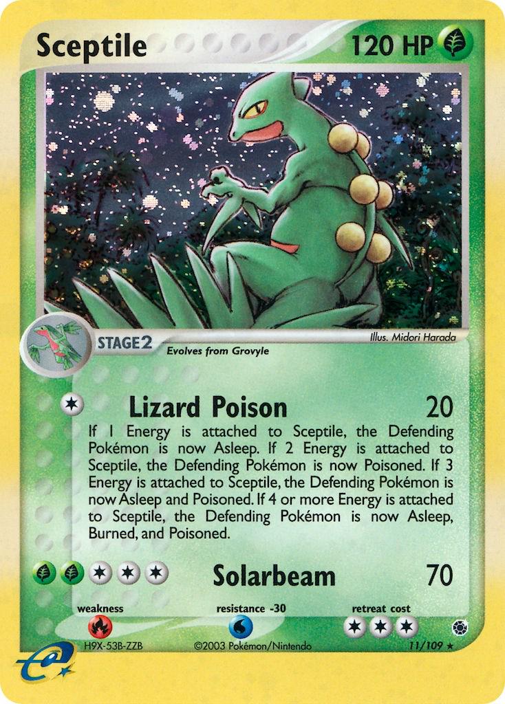 Sceptile 11/109 - EX Ruby & Sapphire