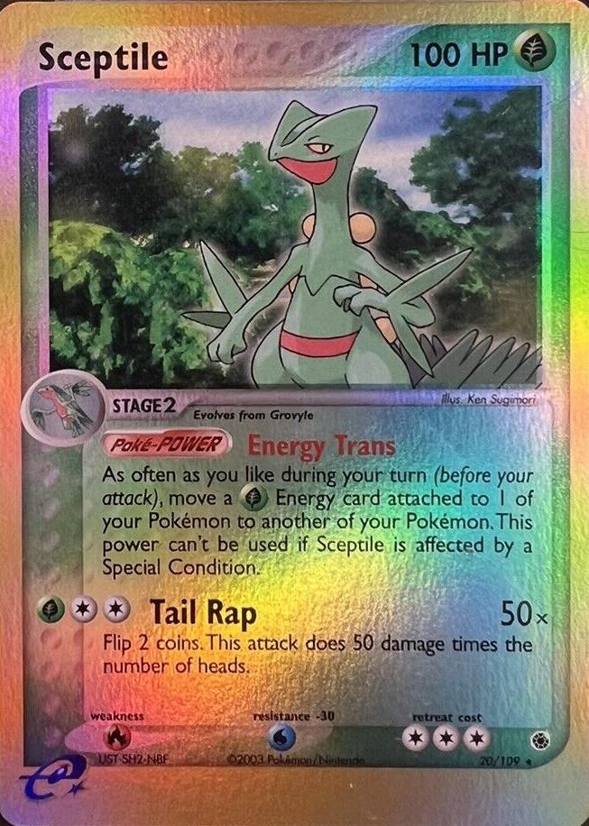 Sceptile 20/109 - EX Ruby & Sapphire