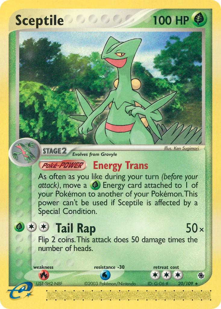 Sceptile 20/109 - EX Ruby & Sapphire