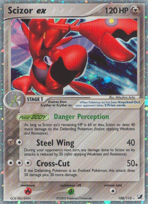 Scizor EX 108/115 - EX Unseen Forces