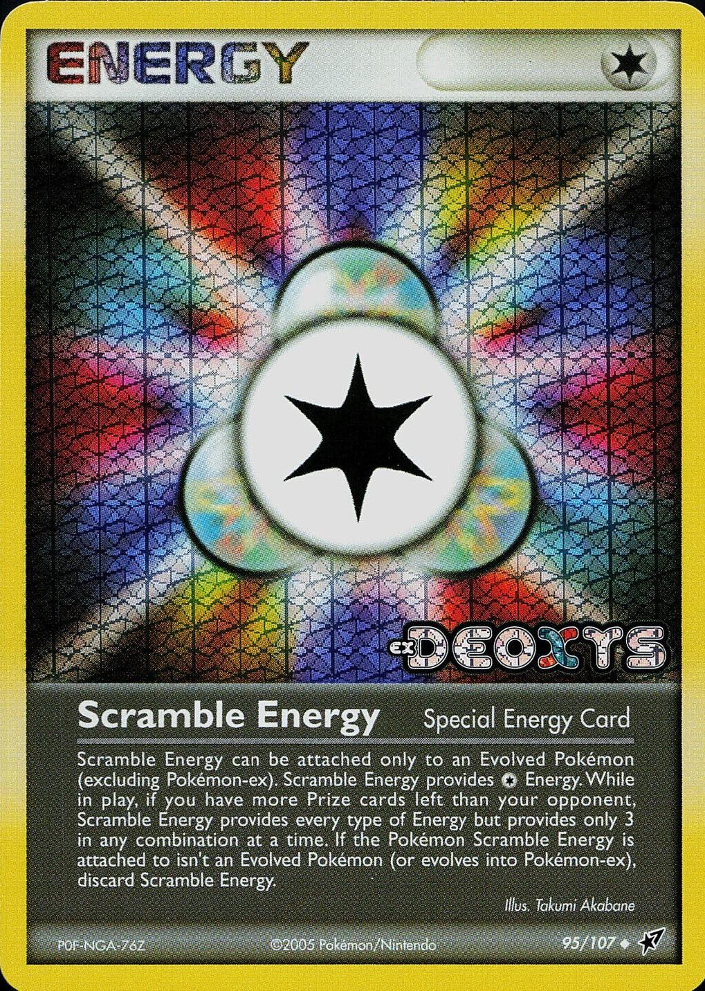 Scramble Energy 95/107 - EX Deoxys