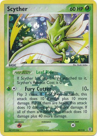 Scyther 29/112 - EX Fire Red & Leaf Green