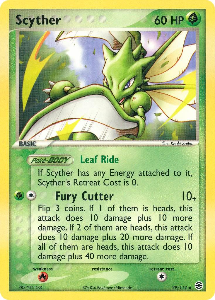 Scyther 29/112 - EX Fire Red & Leaf Green