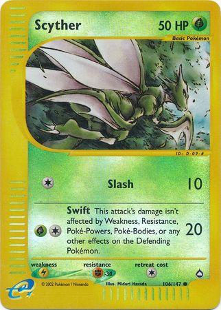 Scyther 106/147 - Aquapolis