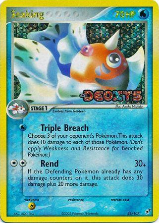 Seaking 24/107 - EX Deoxys