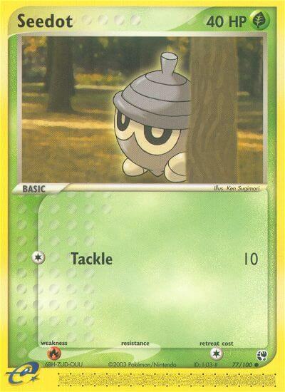 Seedot 77/100 - EX Sandstorm