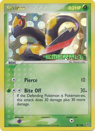 Seviper 20/106 - EX Emerald