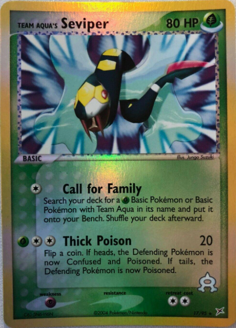 Seviper 17/95 - EX Team Magma vs Team Aqua