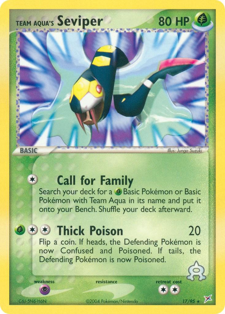 Seviper 17/95 - EX Team Magma vs Team Aqua