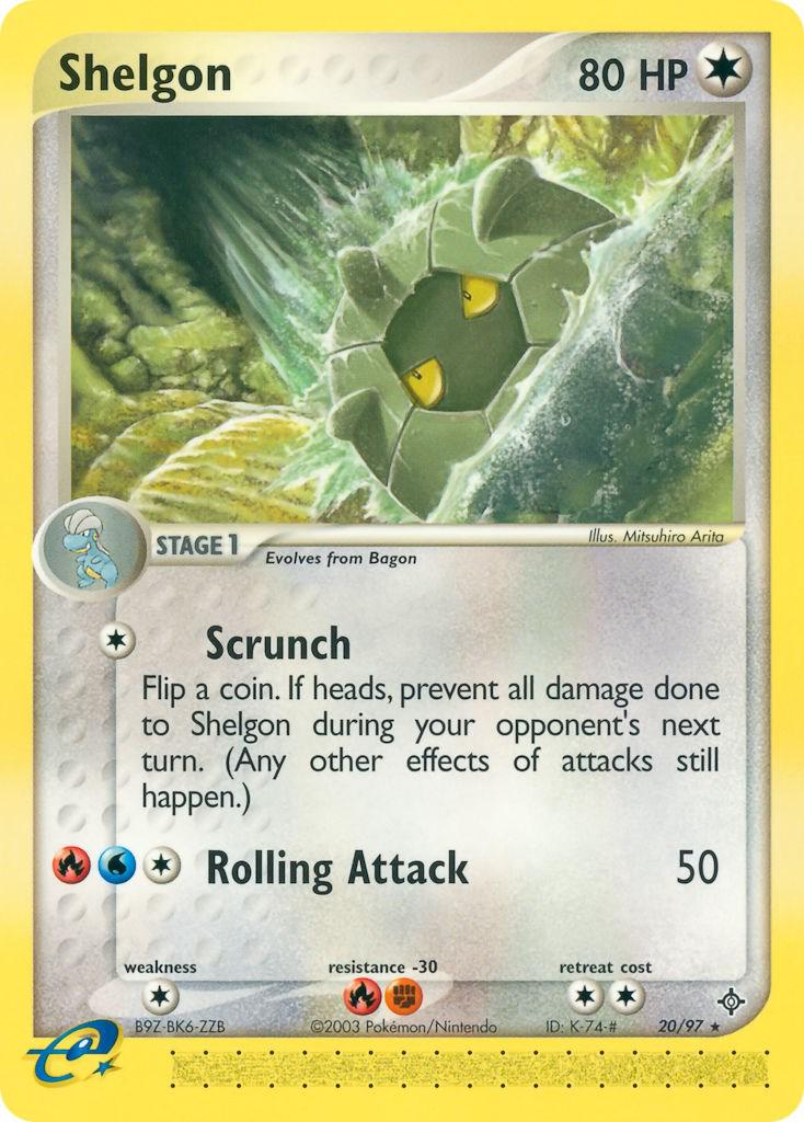 Shelgon 20/97 - EX Dragon