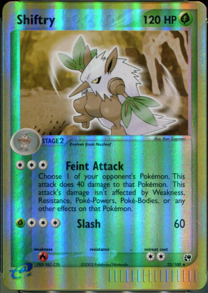 Shiftry 22/100 - EX Sandstorm