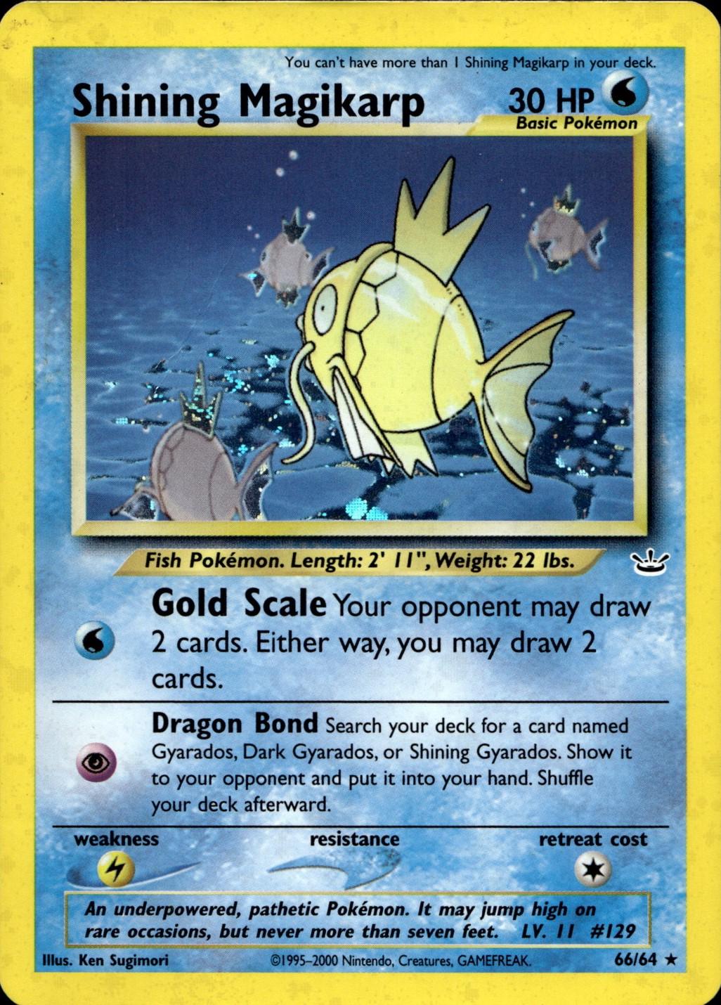 Shining Magikarp 66/64 - Neo Revelation