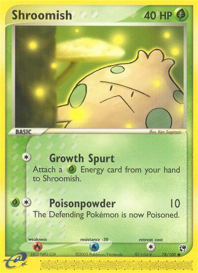 Shroomish 78/100 - EX Sandstorm