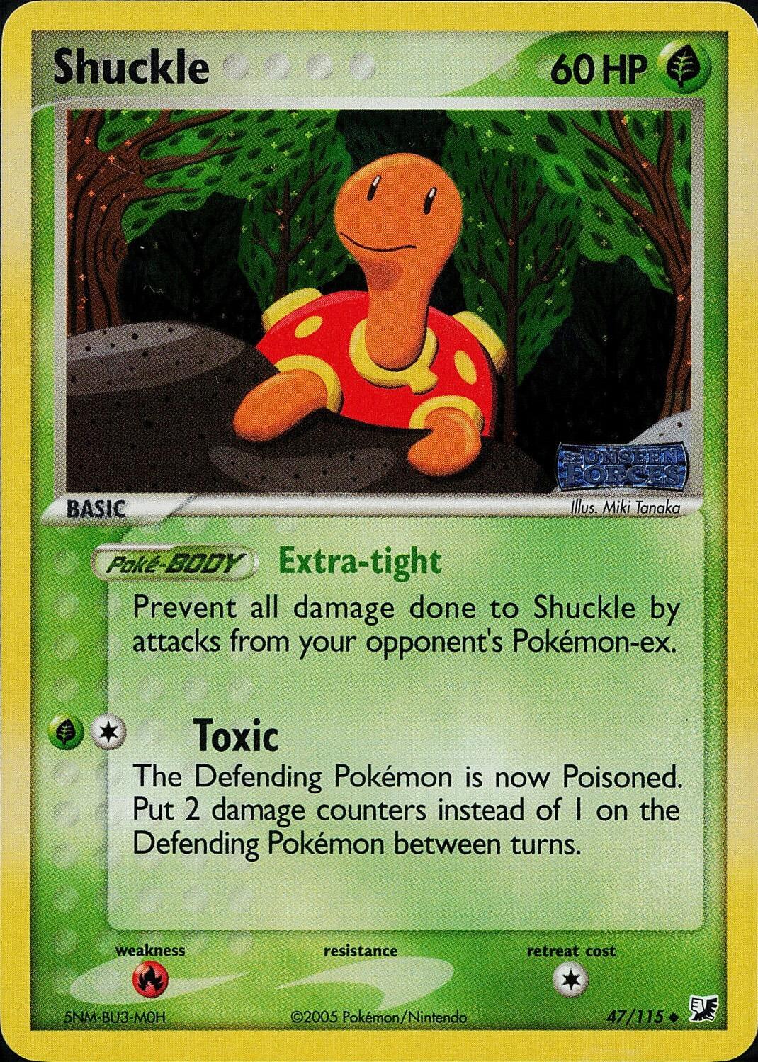 Shuckle 47/115 - EX Unseen Forces