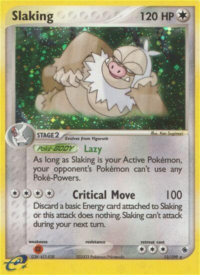 Slaking 12/109 - EX Ruby & Sapphire