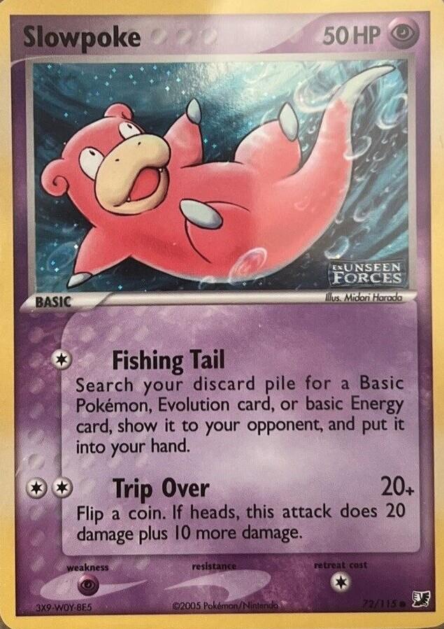 Slowpoke 72/115 - EX Unseen Forces