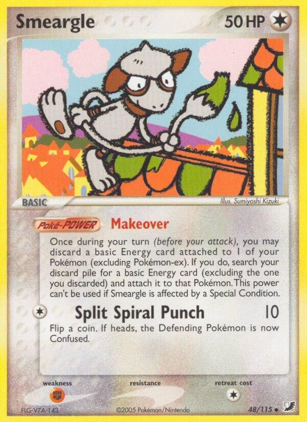 Smeargle 48/115 - EX Unseen Forces