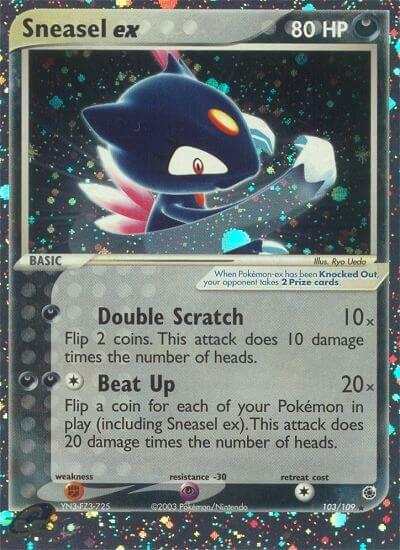 Sneasel ex 103/109 - EX Ruby & Sapphire