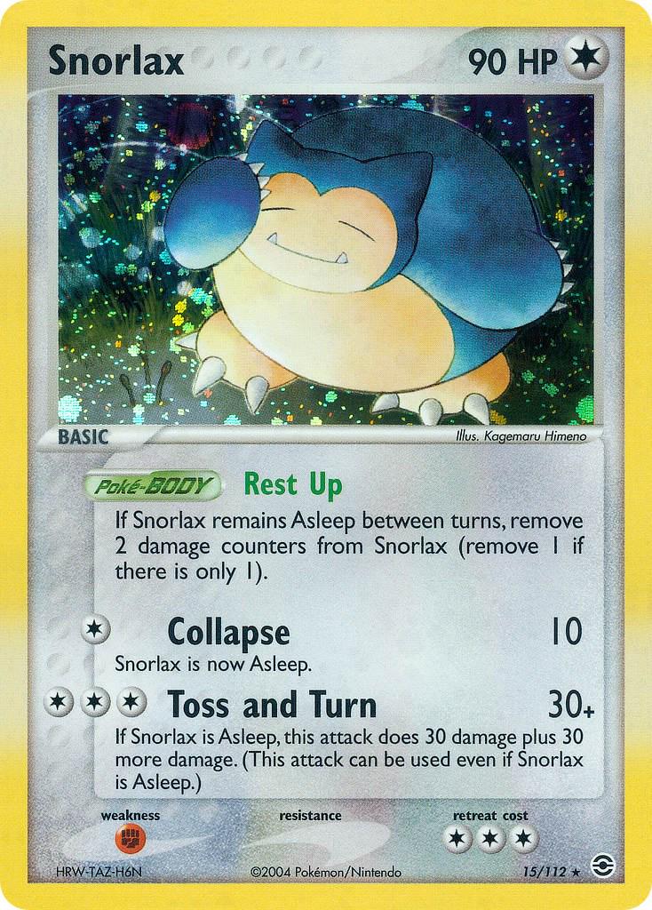 Snorlax 15/112 - EX Fire Red & Leaf Green