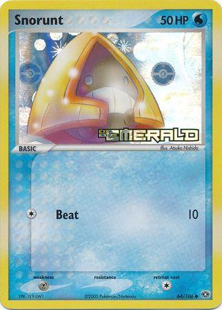 Snorunt 64/106 - EX Emerald