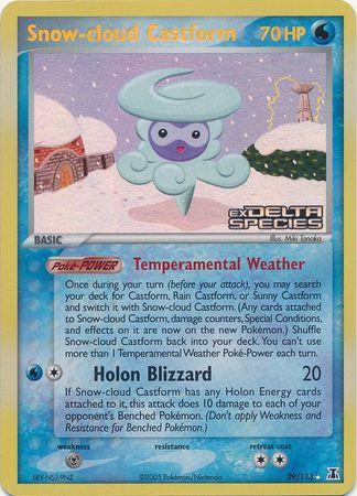 Snow-cloud Castform 29/113 - EX Delta Species