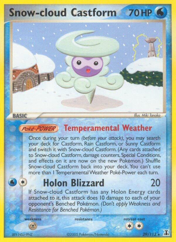 Snow-cloud Castform 29/113 - EX Delta Species