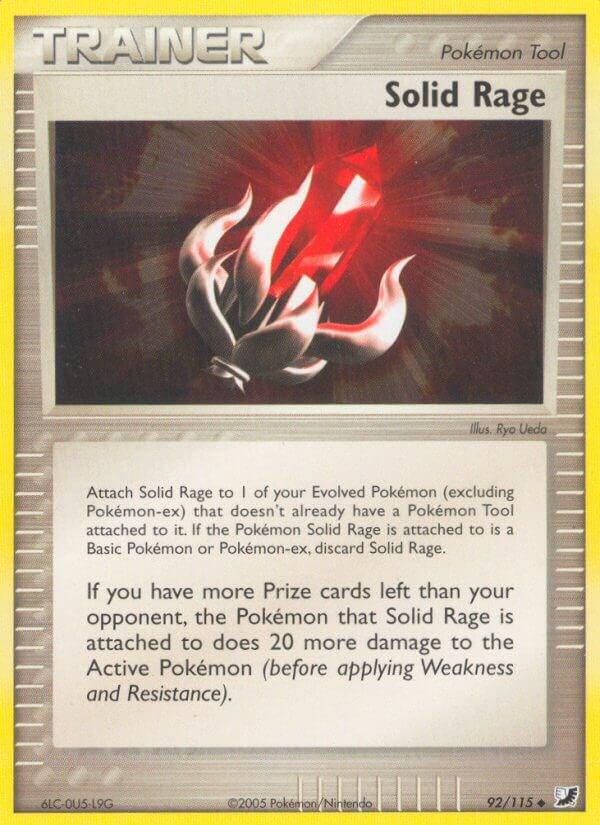 Solid Rage 92/115 - EX Unseen Forces