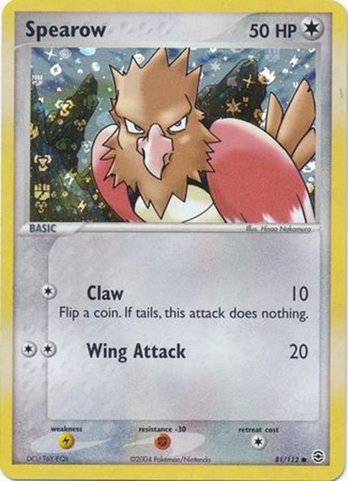 Spearow 81/112 - EX Fire Red & Leaf Green