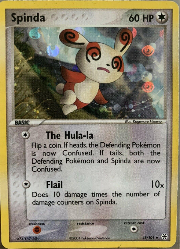 Spinda 48/101 - EX Hidden Legends