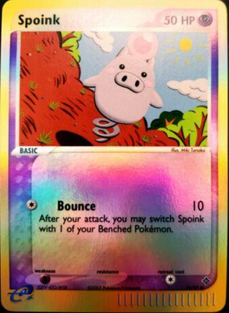Spoink 73/97 - EX Dragon