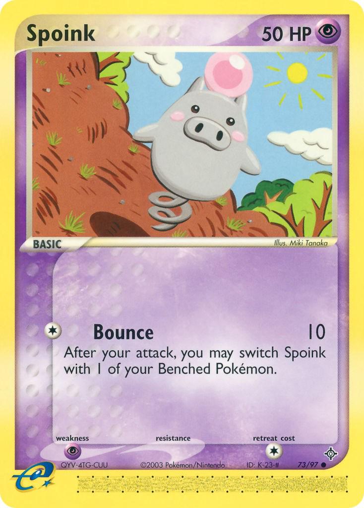 Spoink 73/97 - EX Dragon