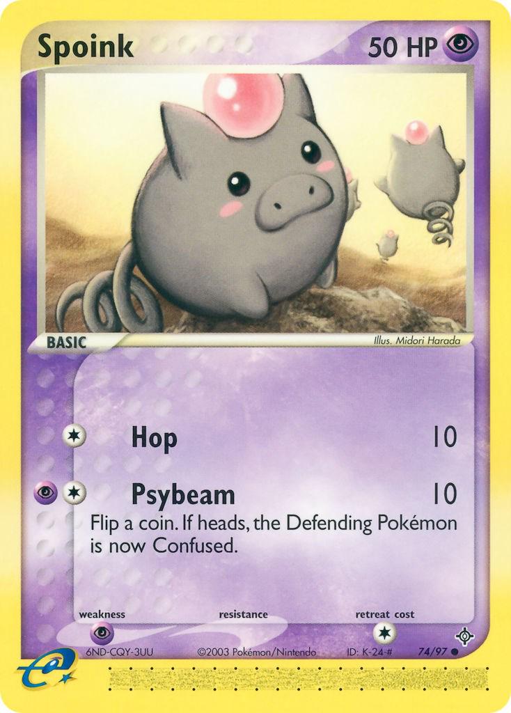 Spoink 74/97 - EX Dragon