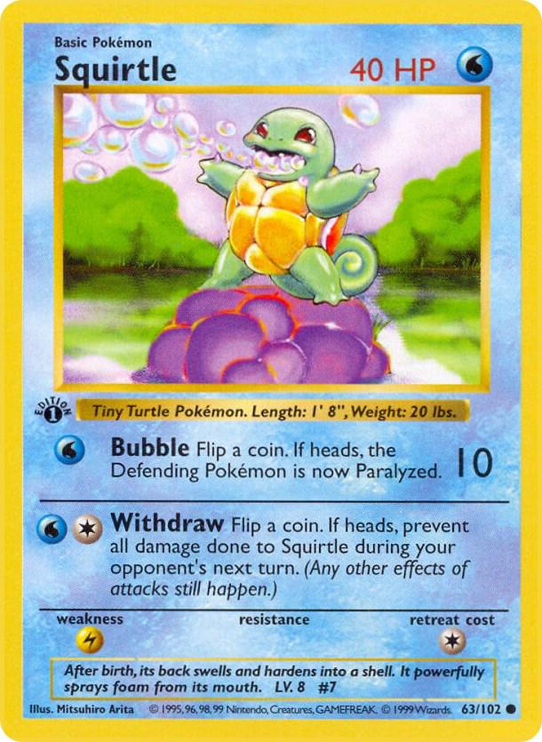 Squirtle 63/102 - Base Set