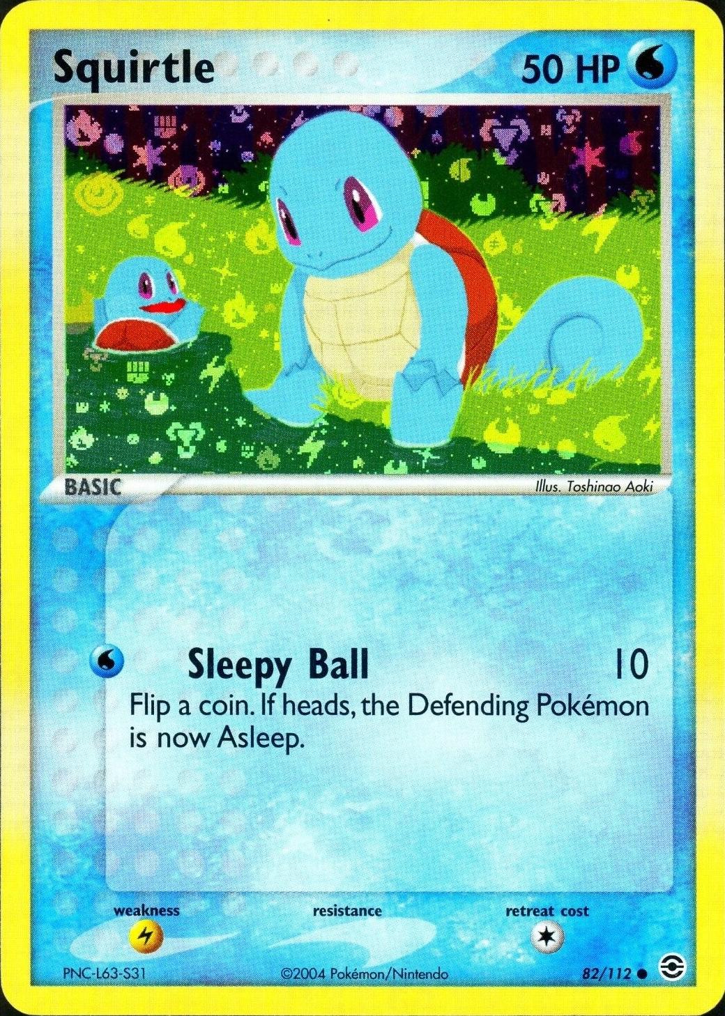 Squirtle 82/112 - EX Fire Red & Leaf Green
