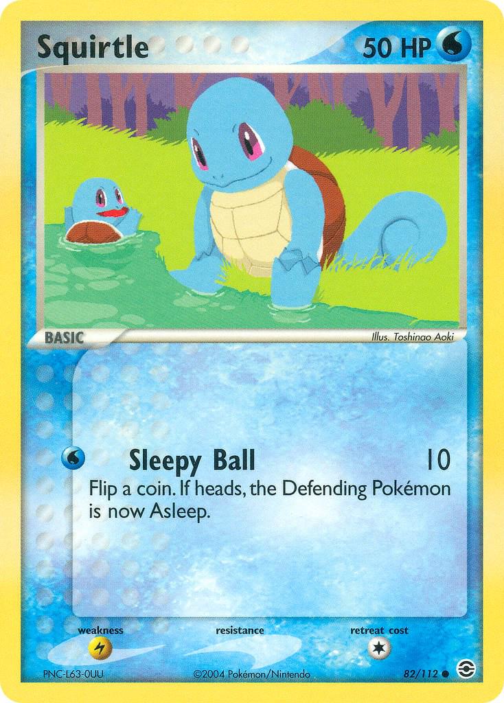 Squirtle 82/112 - EX Fire Red & Leaf Green