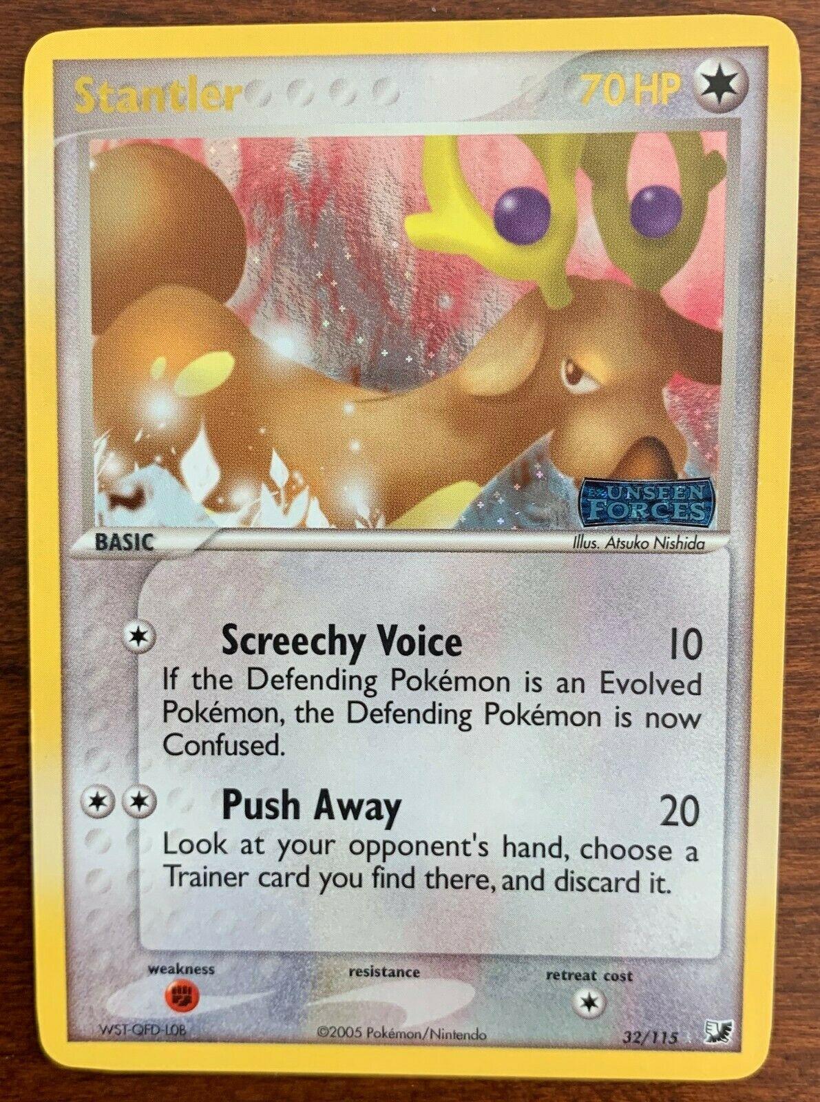 Stantler 32/115 - EX Unseen Forces