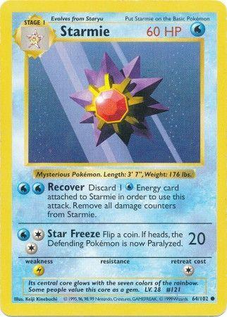 Starmie 64/102 - Base Set