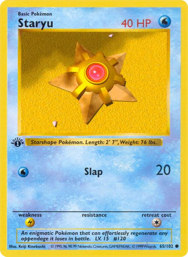 Staryu 65/102 - Base Set
