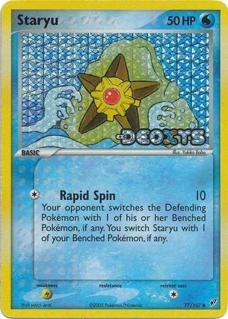 Staryu 77/107 - EX Deoxys