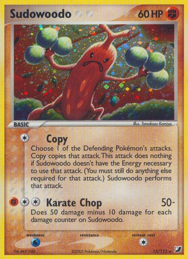 Sudowoodo 15/115 - EX Unseen Forces