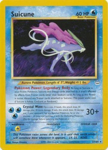 Suicune 27/64 - Neo Revelation