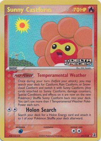 Sunny Castform 31/113 - EX Delta Species
