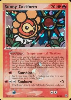 Sunny Castform 26/101 - EX Hidden Legends