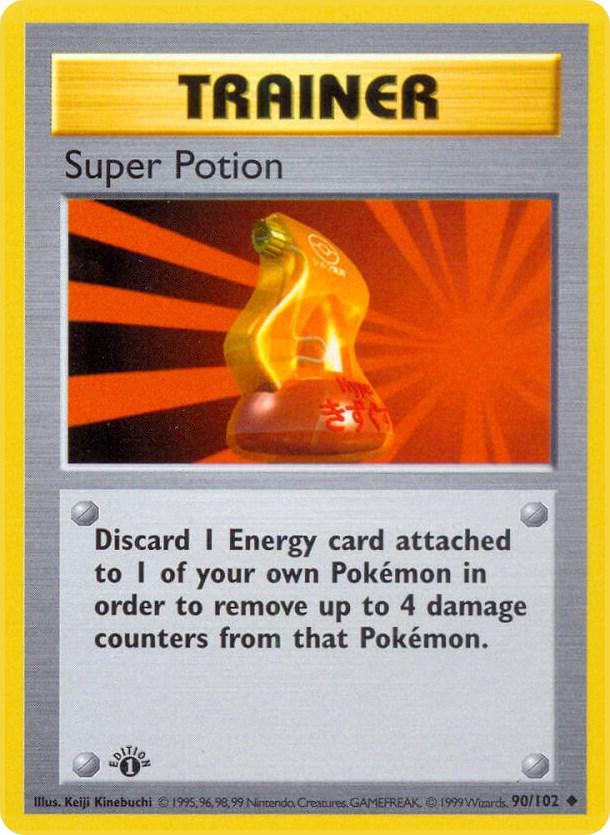 Super Potion 90/102 - Base Set
