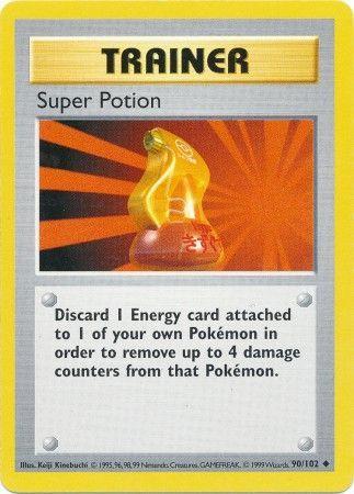 Super Potion 90/102 - Base Set