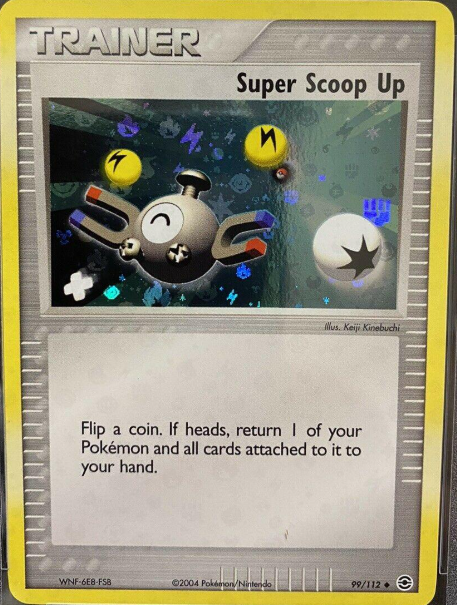 Super Scoop Up 99/112 - EX Fire Red & Leaf Green