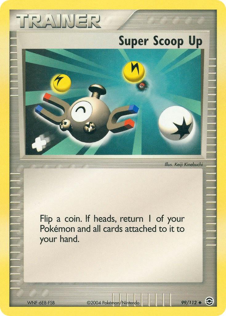 Super Scoop Up 99/112 - EX Fire Red & Leaf Green
